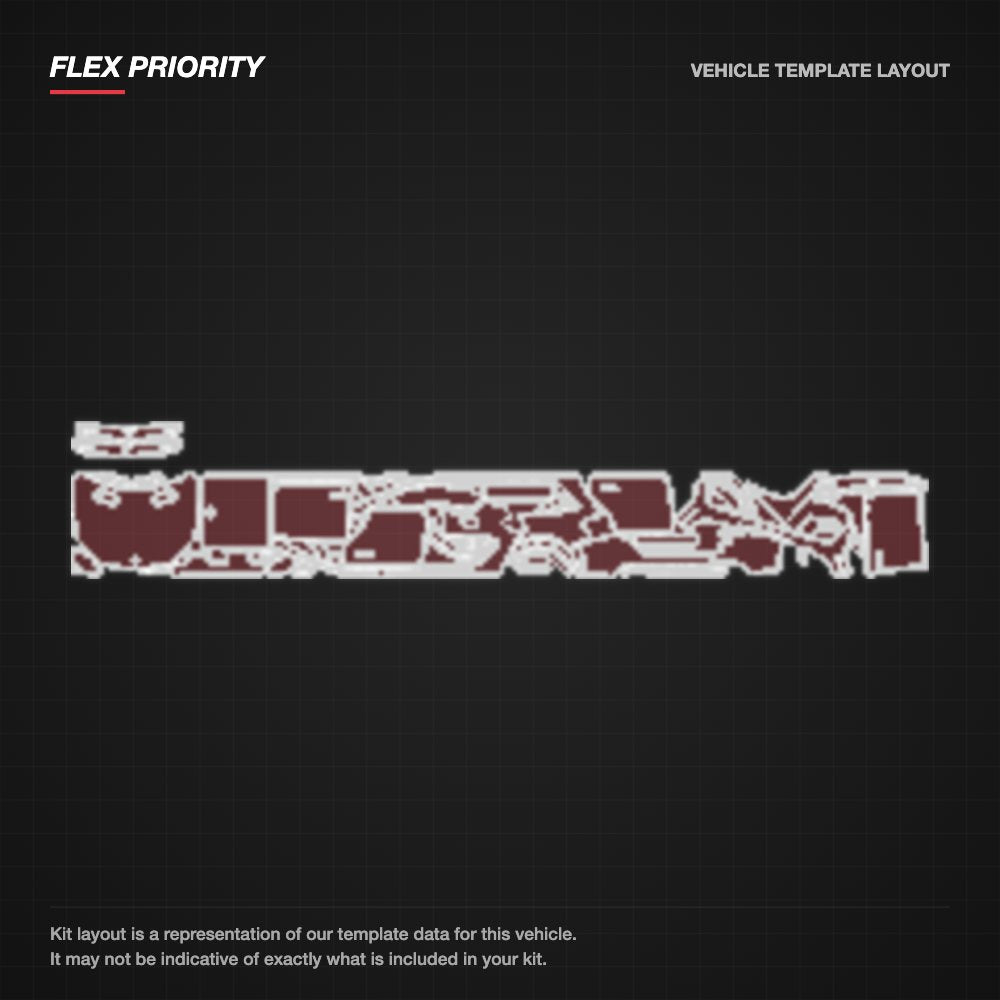 Mercedes-Benz GLS 2017-2019 kit layout (template 2)