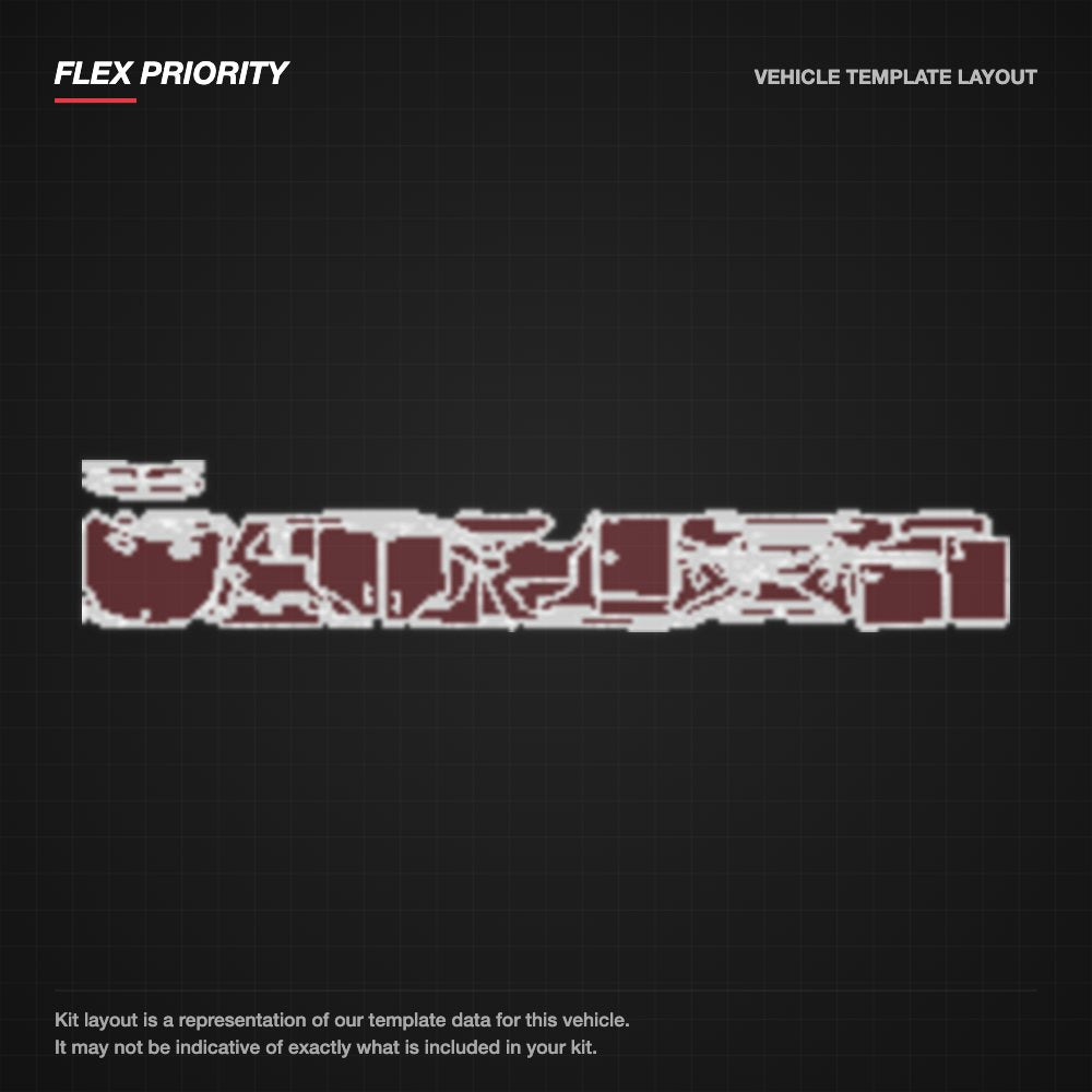 Mercedes-Benz GLS 2017-2019 kit layout (template 1)