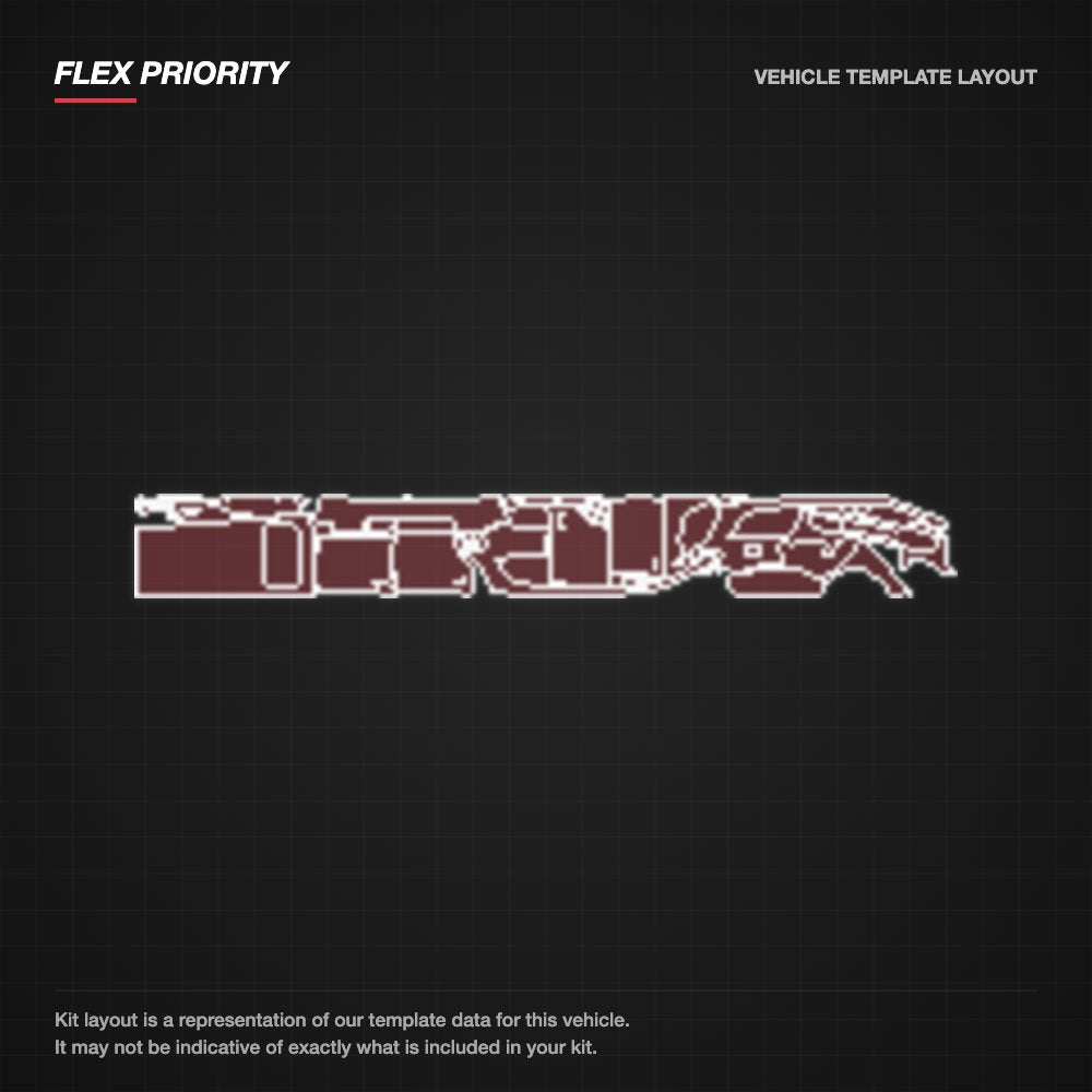 Mercedes-Benz GLS 2020-2023 kit layout (template 1)