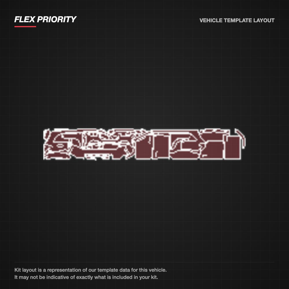 Mercedes-Benz GLS 2020-2023 kit layout (template 2)