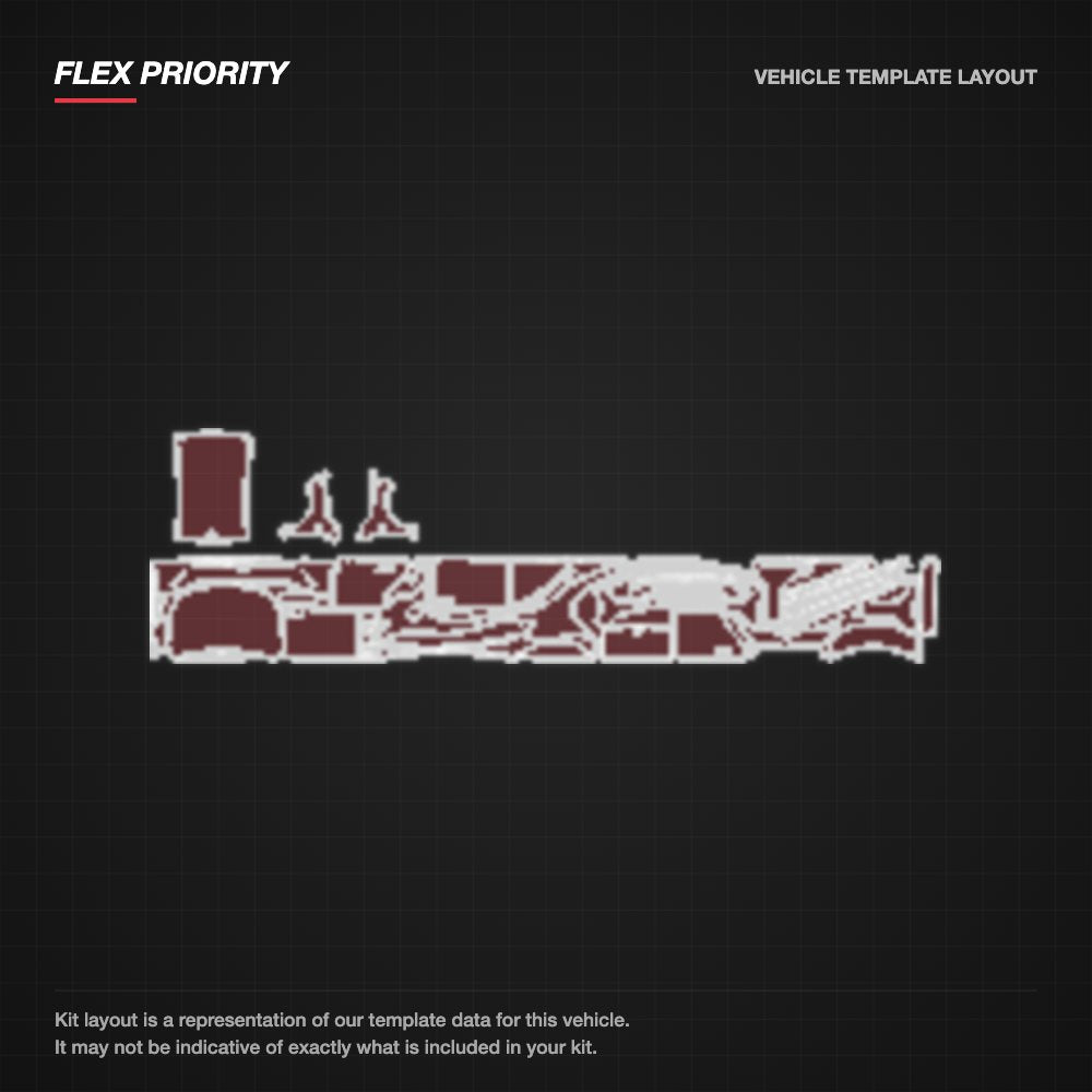 Mercedes-Benz CLA Sedan 2017-2019 kit layout (template 2)