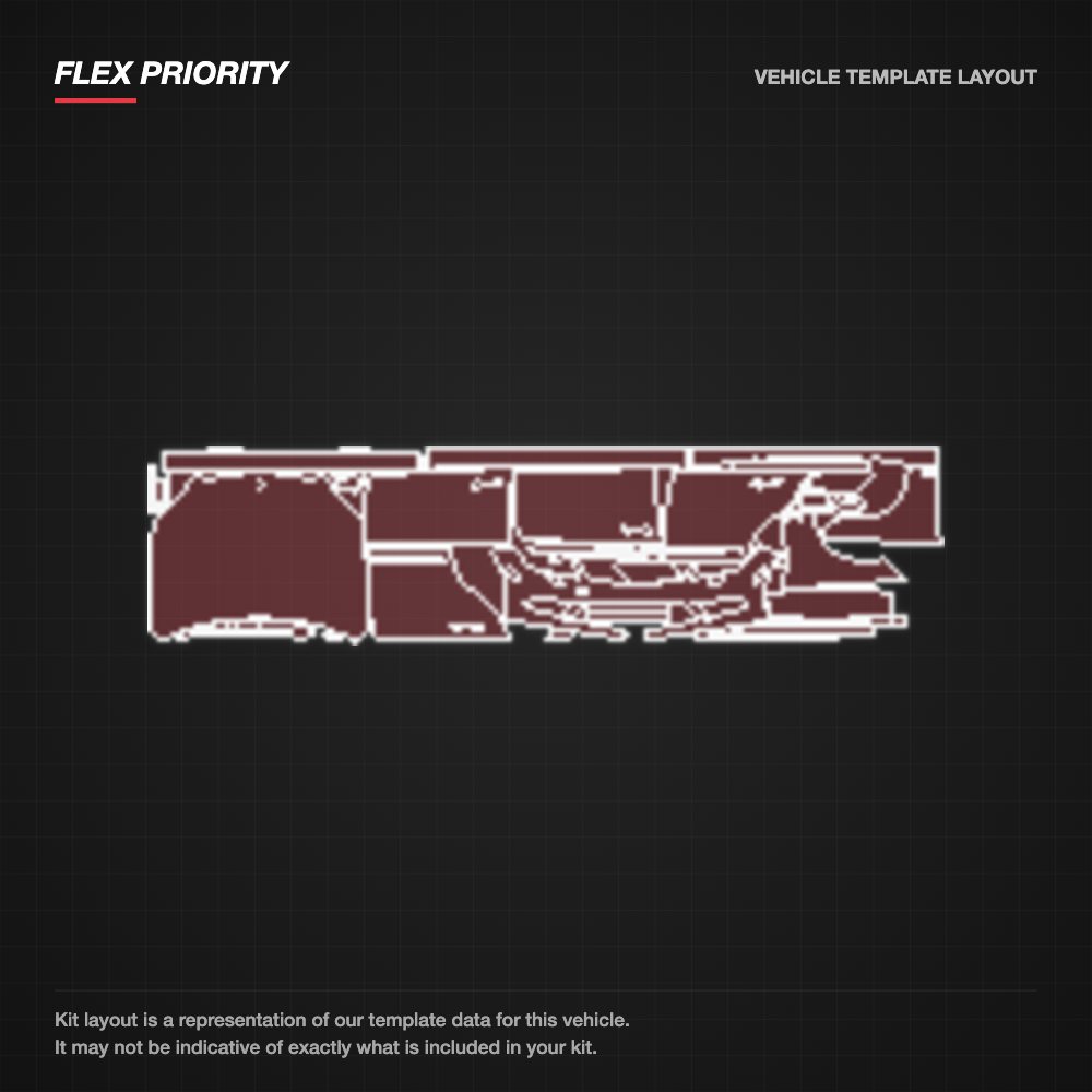 Mercedes-Benz C-Class Sedan 2008-2014 kit layout