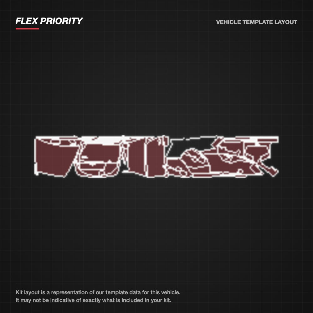 Bentley Continental 2015 kit layout (template 3)