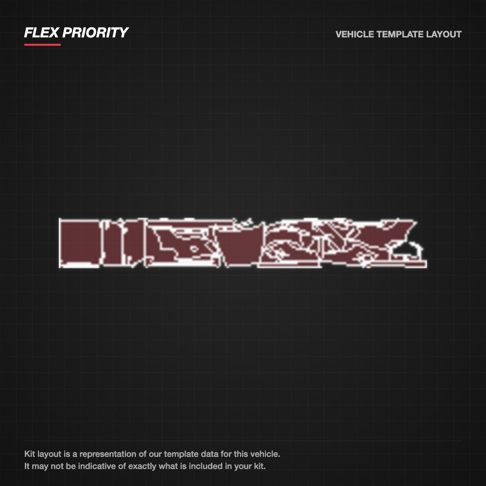 Bentley Continental 2016 kit layout (template 2)