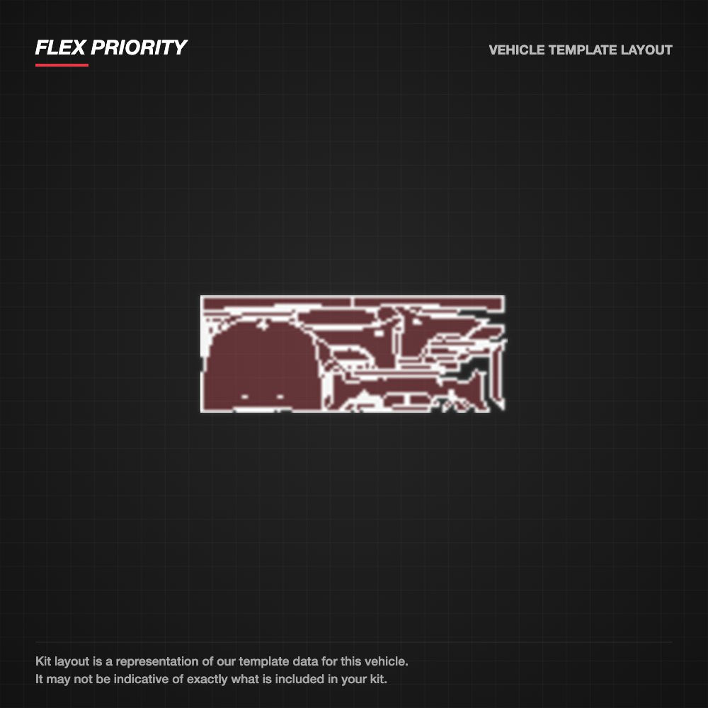 BMW 1 Series Coupe 2011-2016 kit layout (template 2)