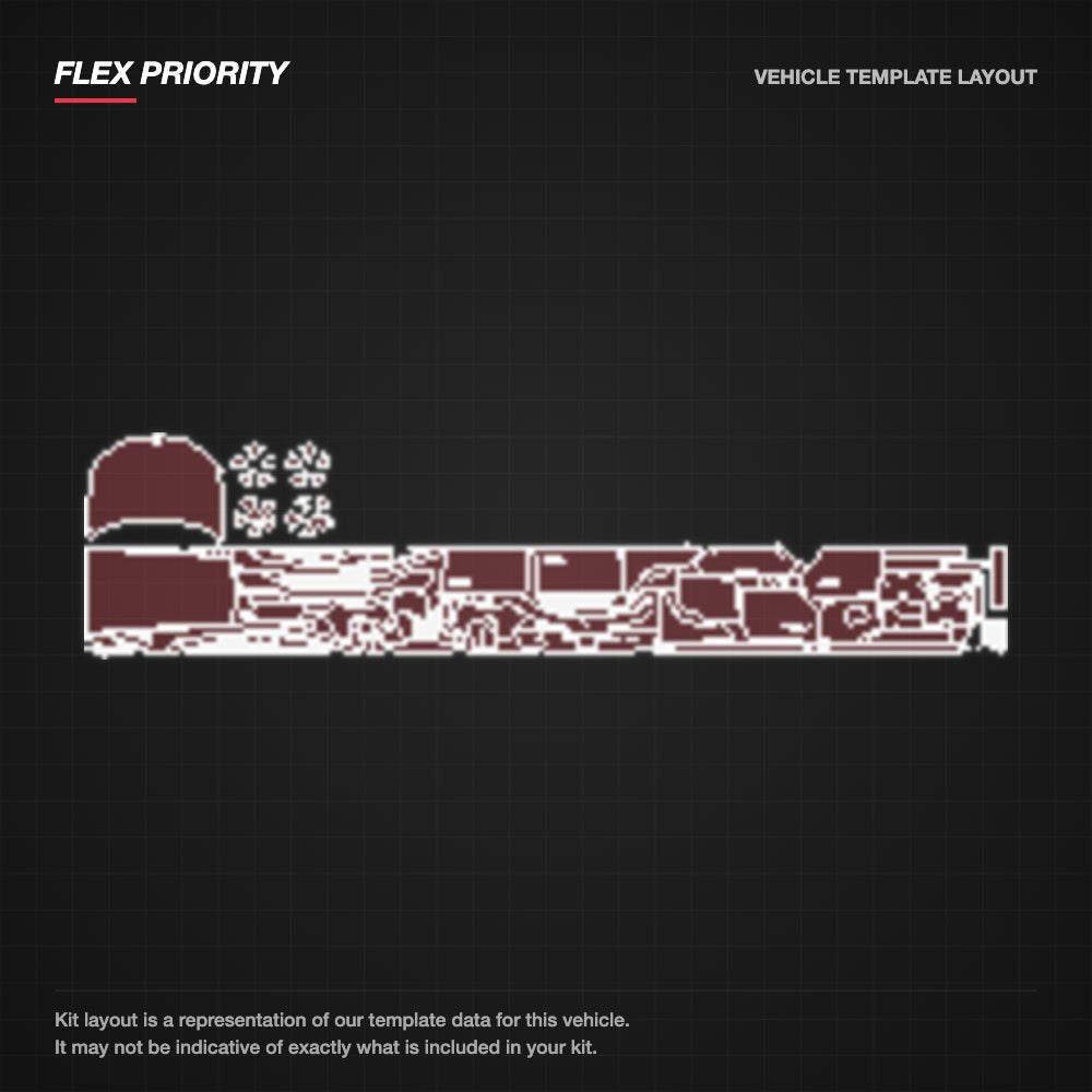 BMW iX 2022-2025 kit layout (template 1)