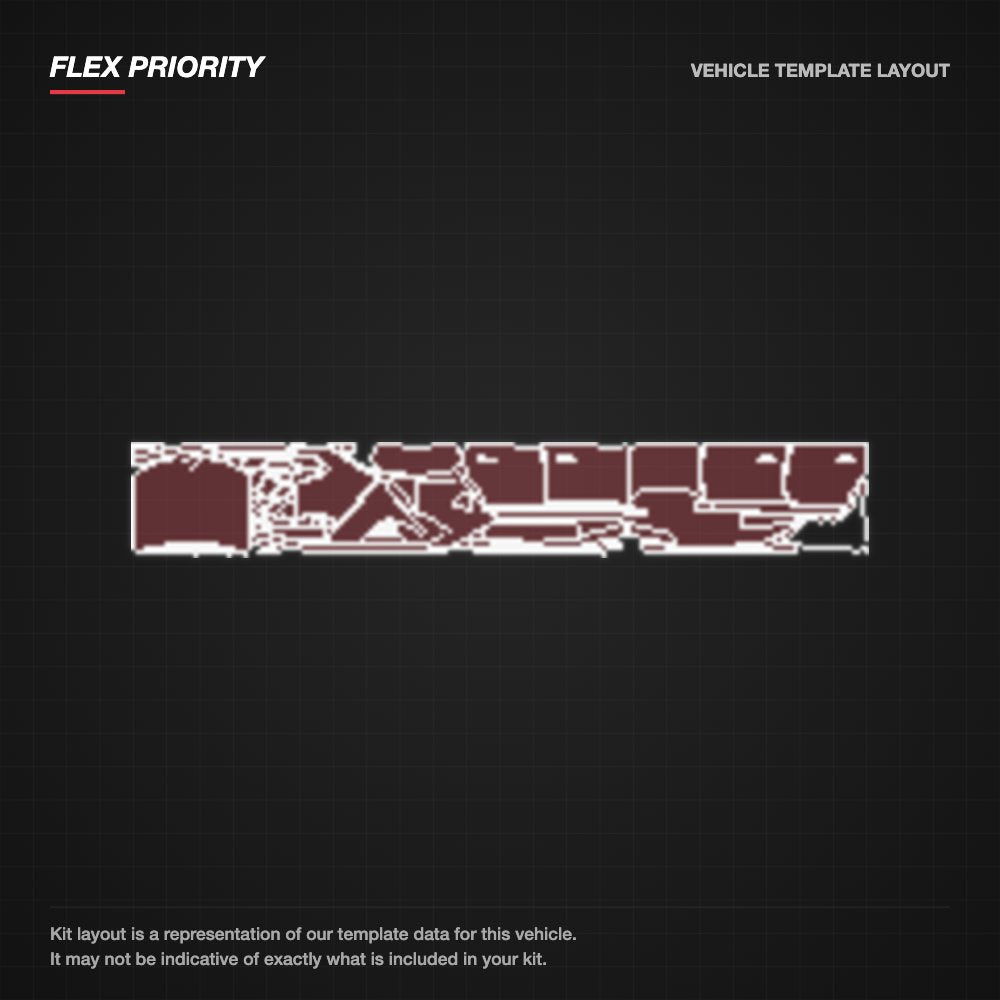 BMW iX3 2026+ kit layout (template 1)
