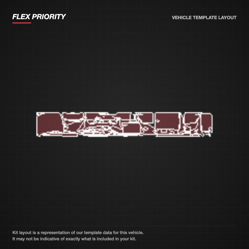 BMW M3 2015-2016 kit layout