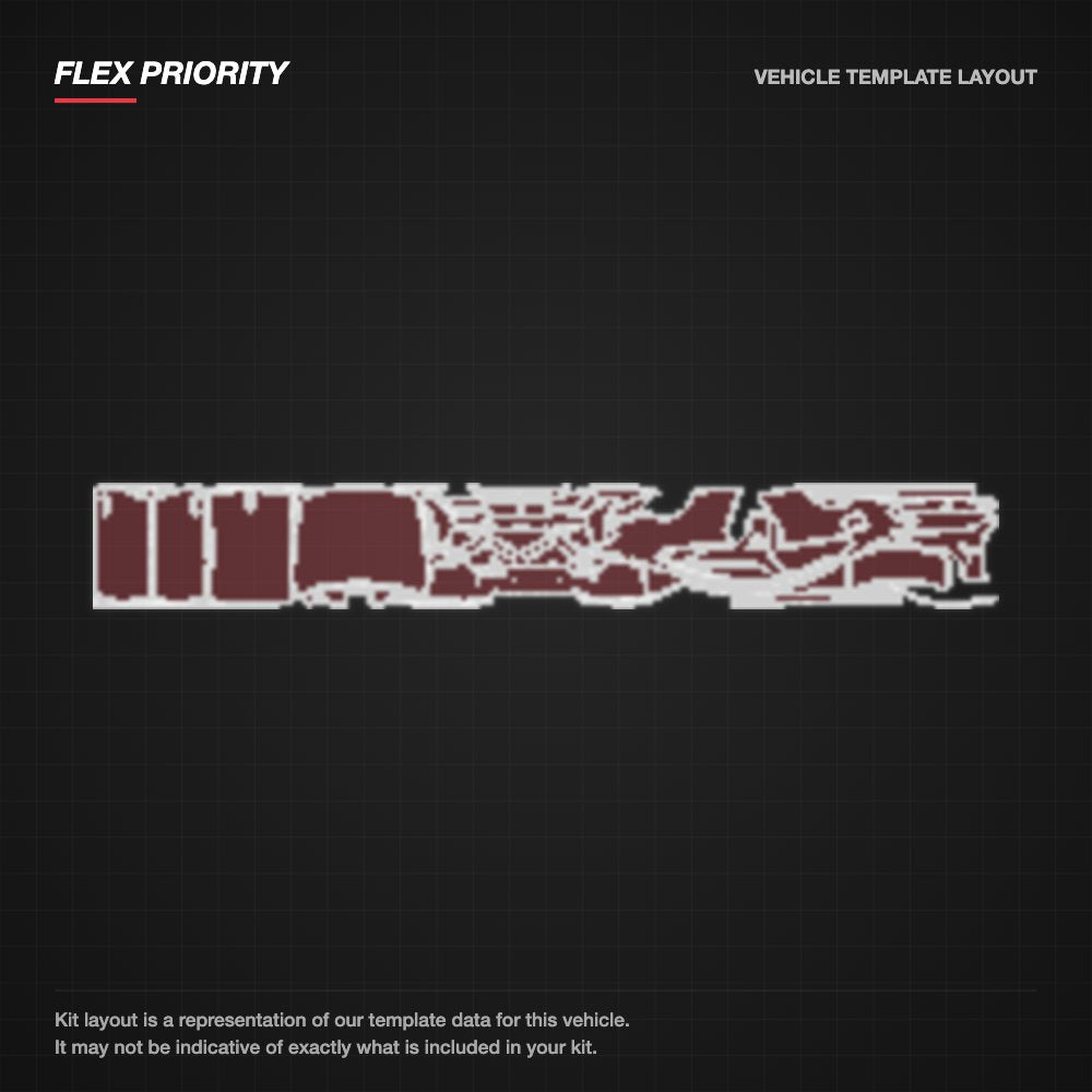 BMW M4 Coupe 2015-2016 kit layout (template 2)
