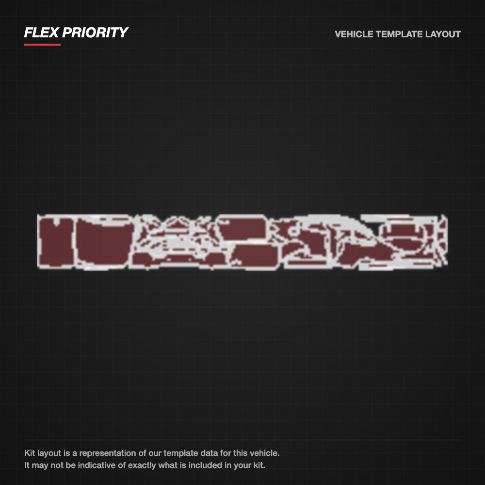 BMW M4 Coupe 2015-2016 kit layout (template 1)