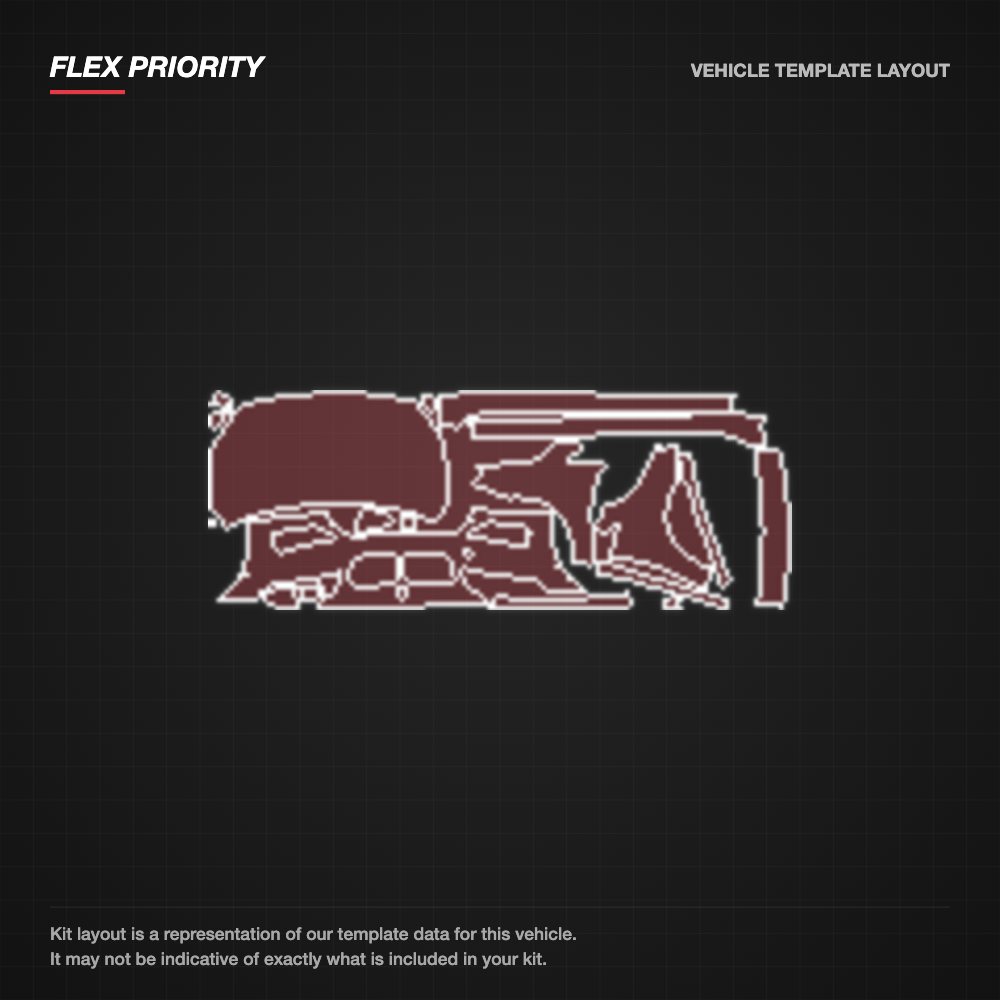 BMW 2 Series Sedan 2015-2019 kit layout