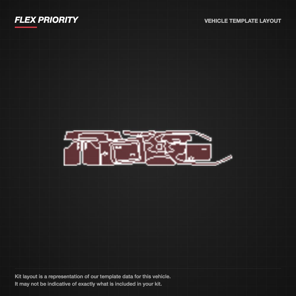 BMW X1 2016-2020 kit layout (template 1)