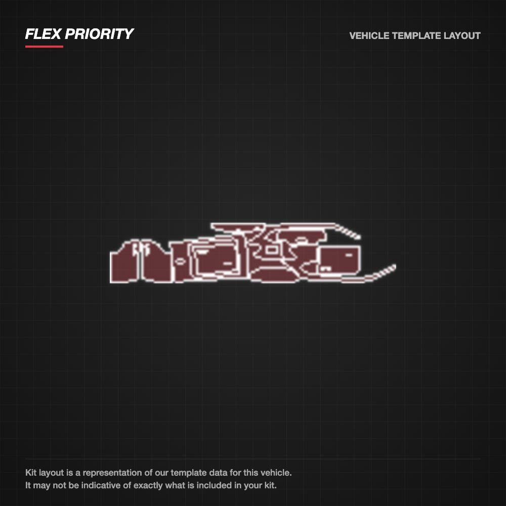 BMW X1 2016-2020 kit layout (template 2)