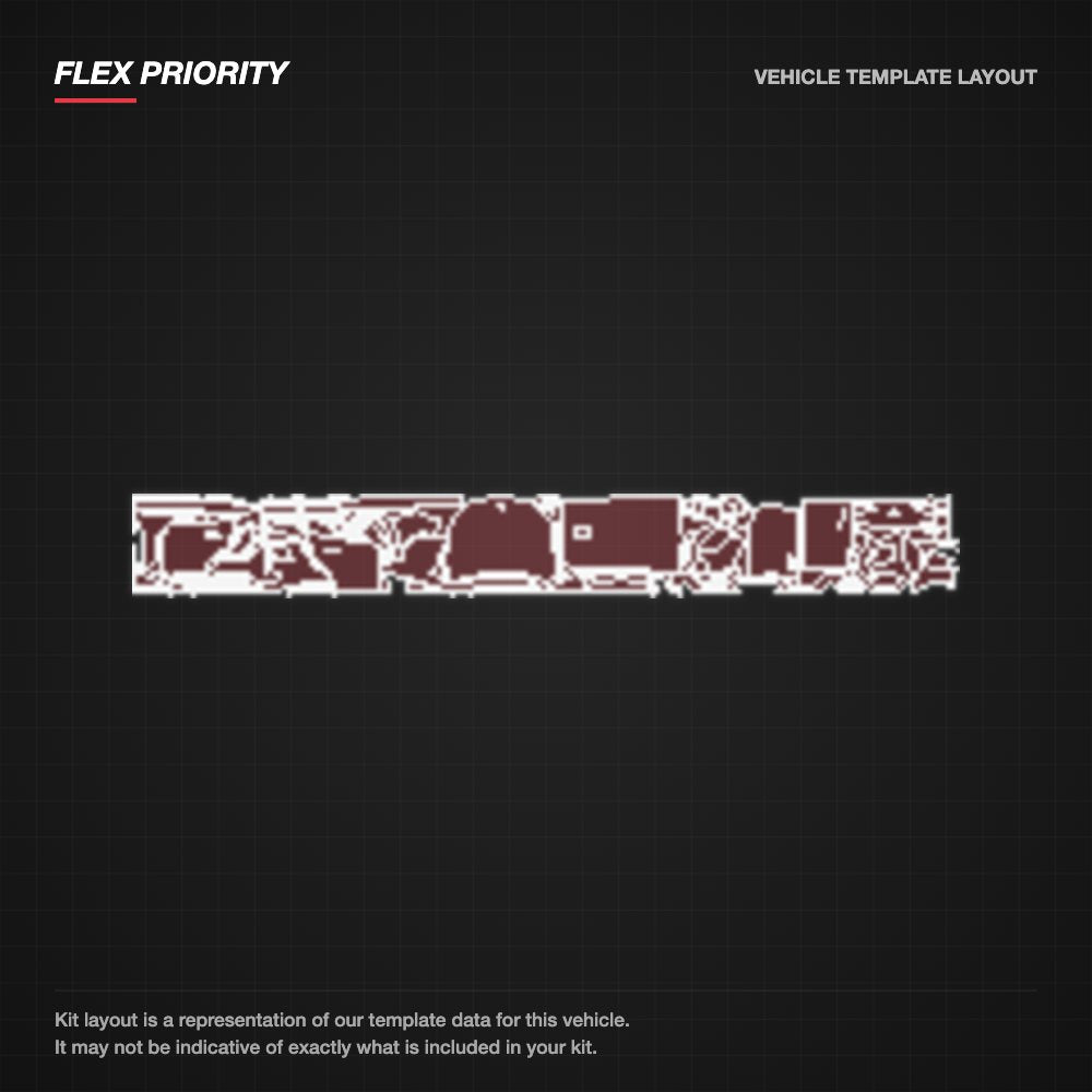 BMW X2 2024+ kit layout (template 1)