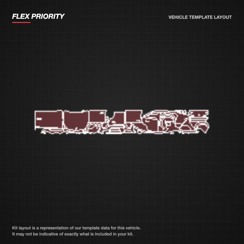 BMW X2 2024+ kit layout (template 2)
