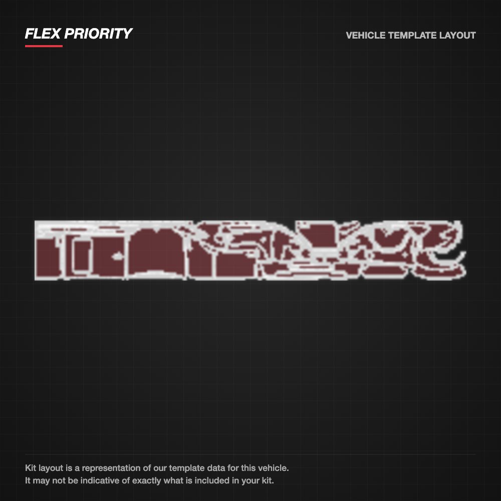 BMW X4 2015-2016 kit layout (template 2)