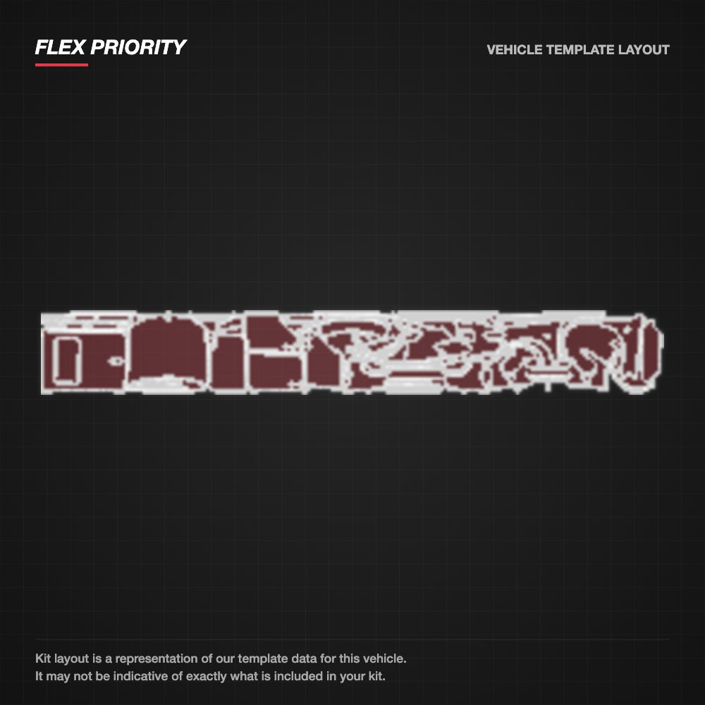 BMW X4 2015-2016 kit layout (template 1)