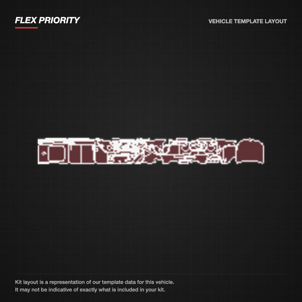 BMW X4 2019-2021 kit layout (template 1)