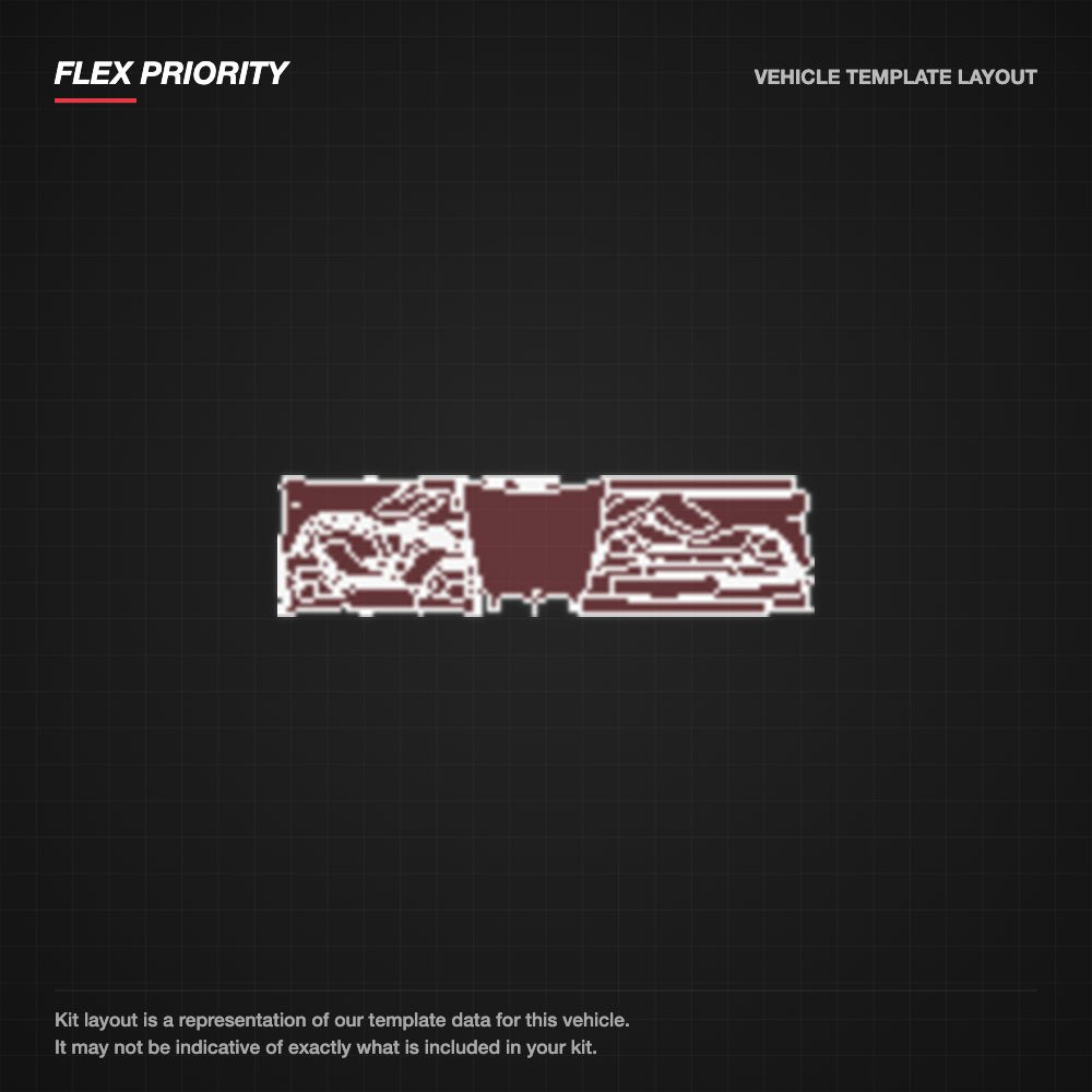 BMW X5 2011-2013 kit layout