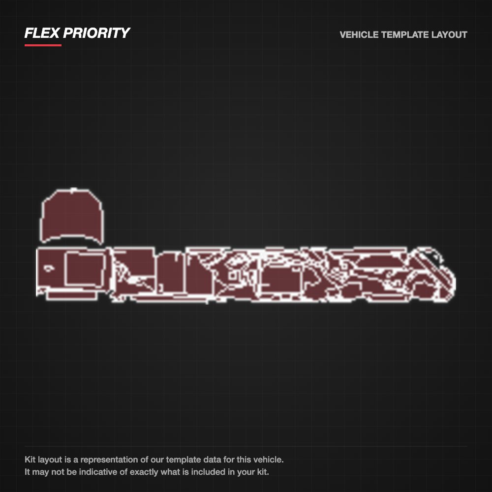 BMW X5 2014-2016 kit layout (template 3)