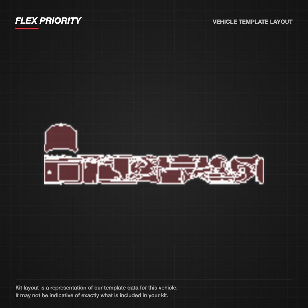 BMW X5 2014-2016 kit layout (template 1)