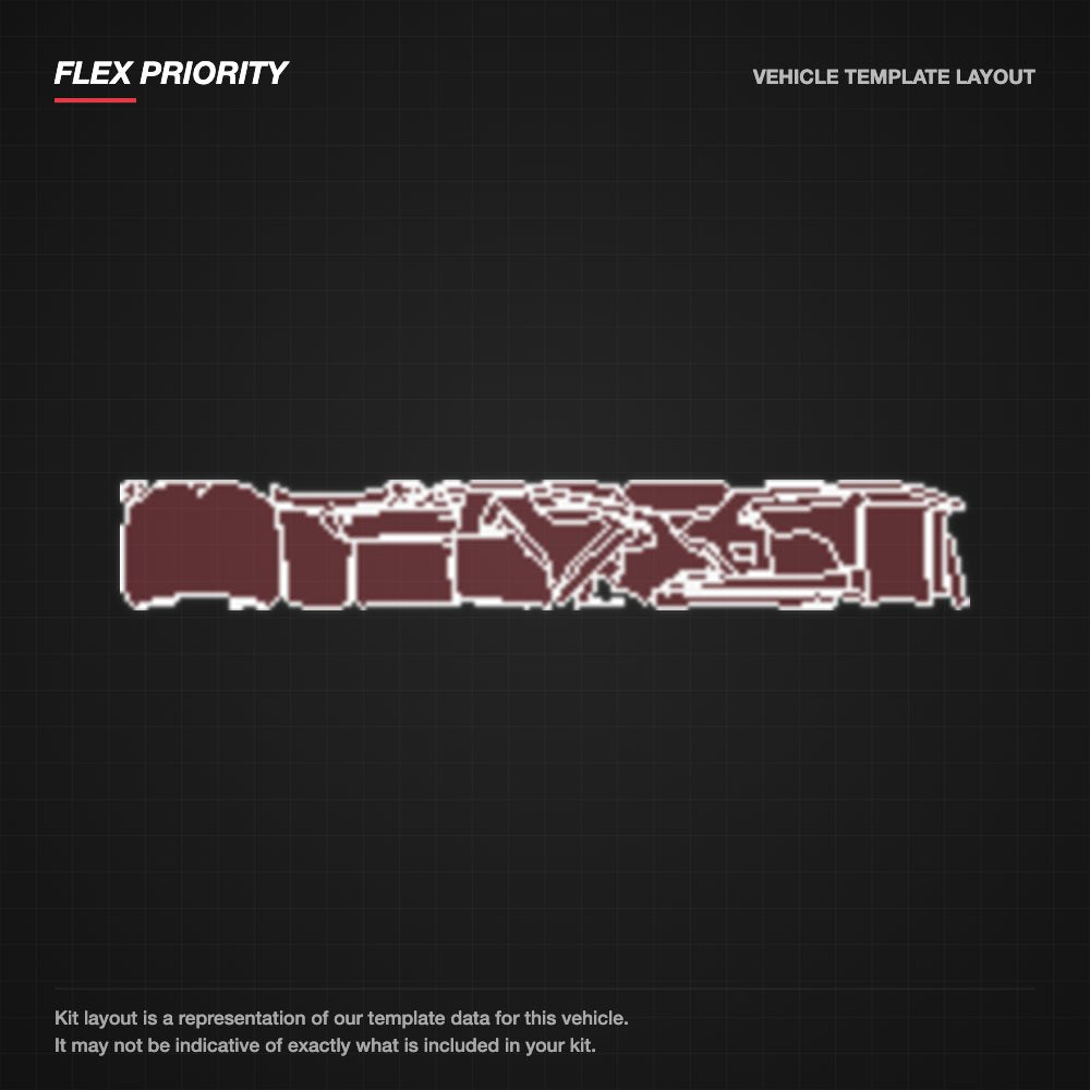 BMW X5 2027+ kit layout (template 2)