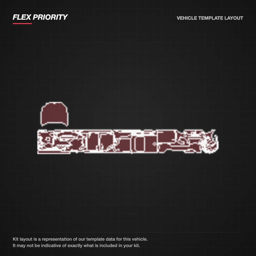BMW X6 2015-2019 kit layout (template 1)