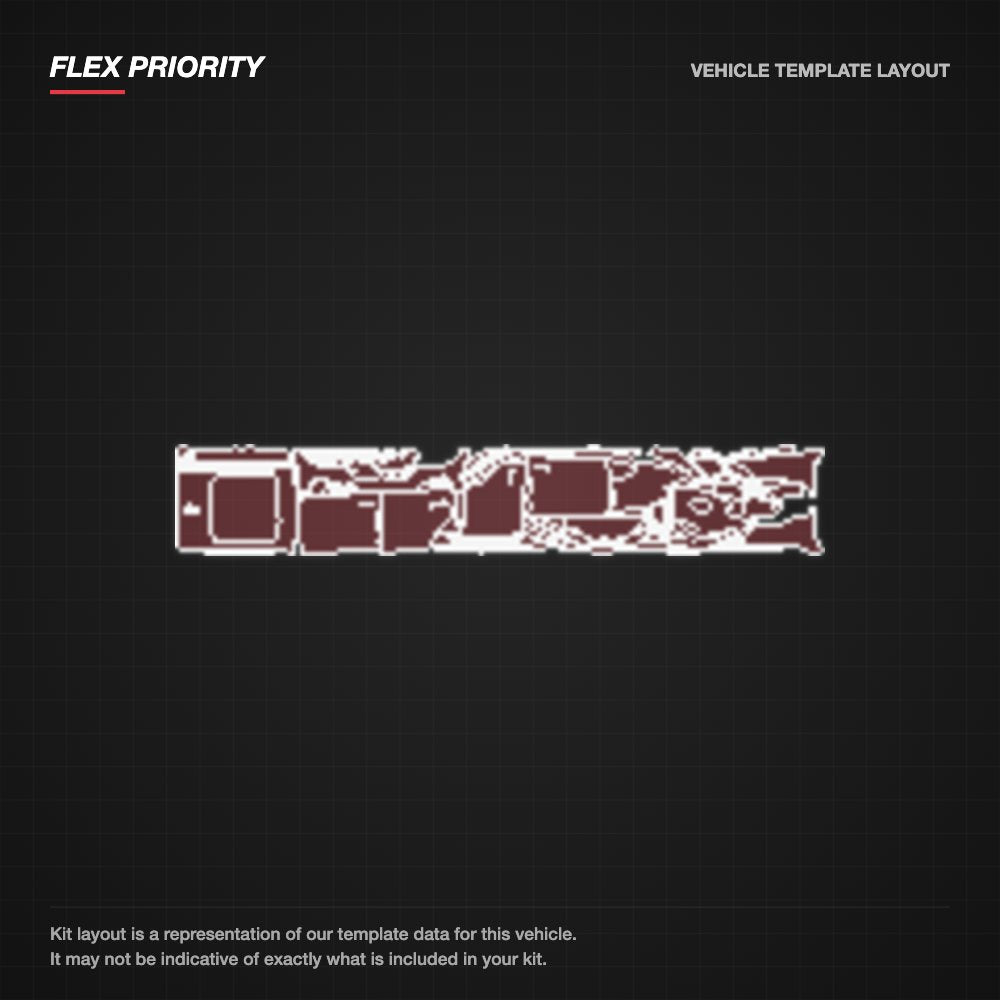 BMW X6 2020-2022 kit layout (template 2)