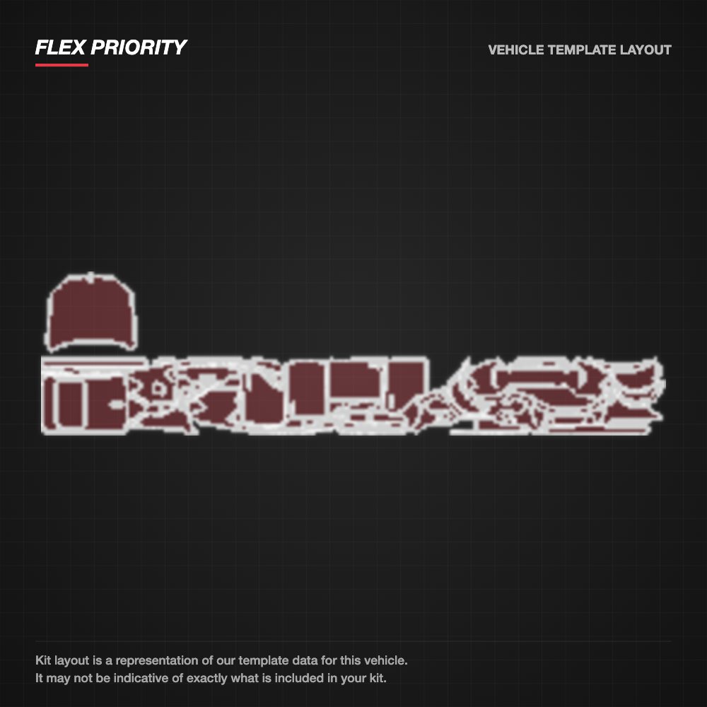 BMW X6 M 2015-2019 kit layout