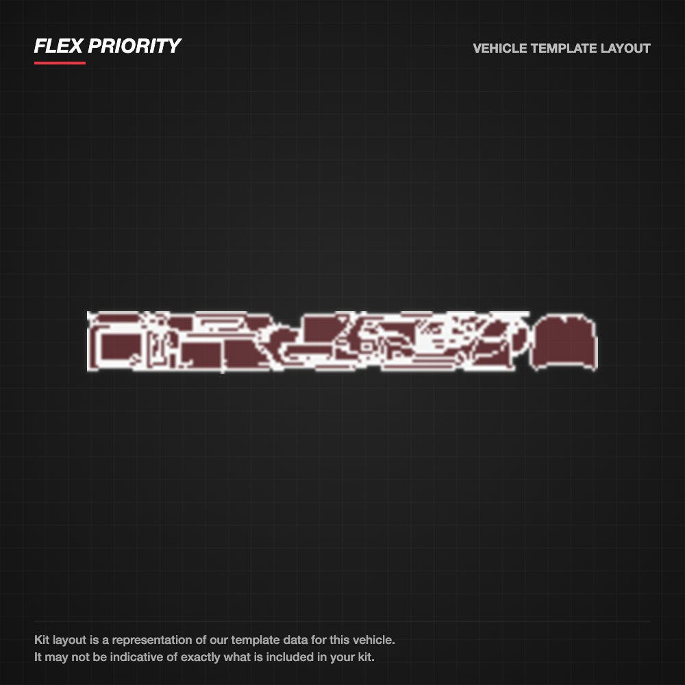 BMW X7 2019-2022 kit layout (template 2)