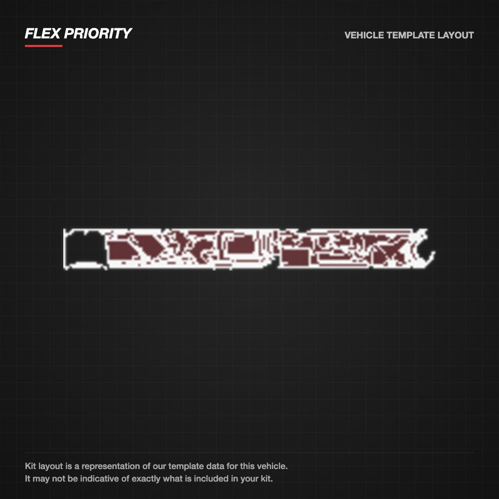 BMW X7 2019-2022 kit layout (template 1)