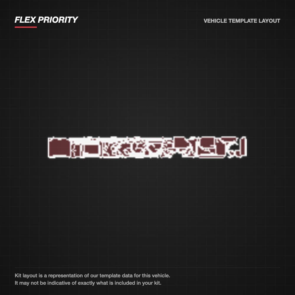 BMW X7 2023+ kit layout (template 2)