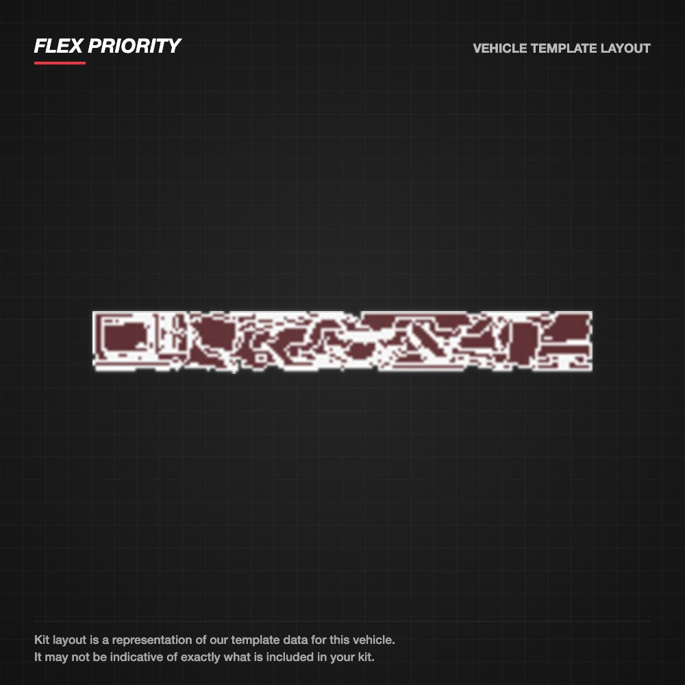 BMW X7 2023+ kit layout (template 3)