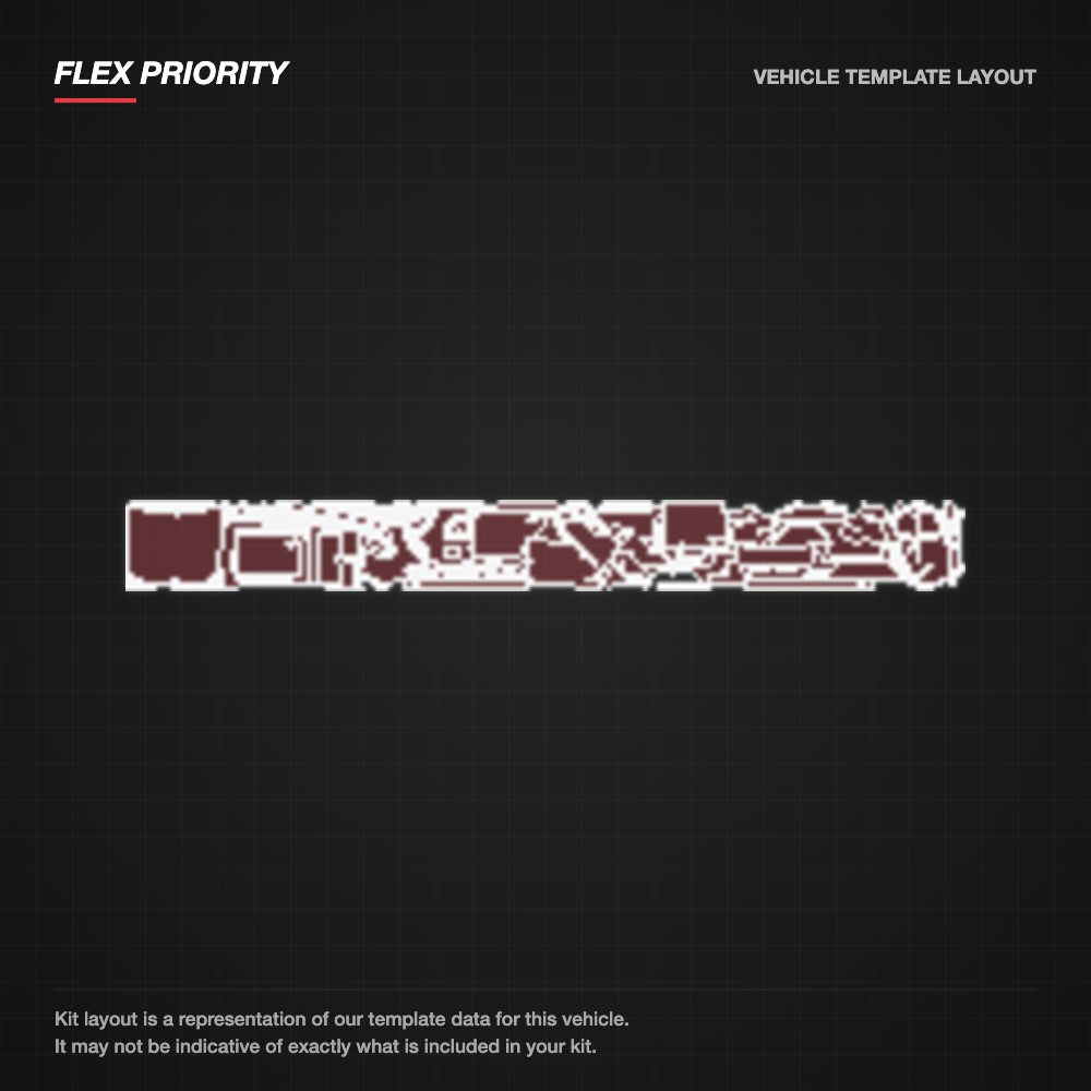BMW X7 2023+ kit layout (template 1)