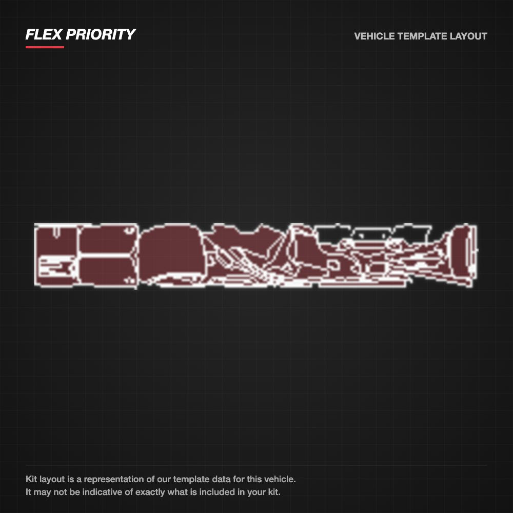 BMW 4 Series Coupe 2015-2016 kit layout (template 1)