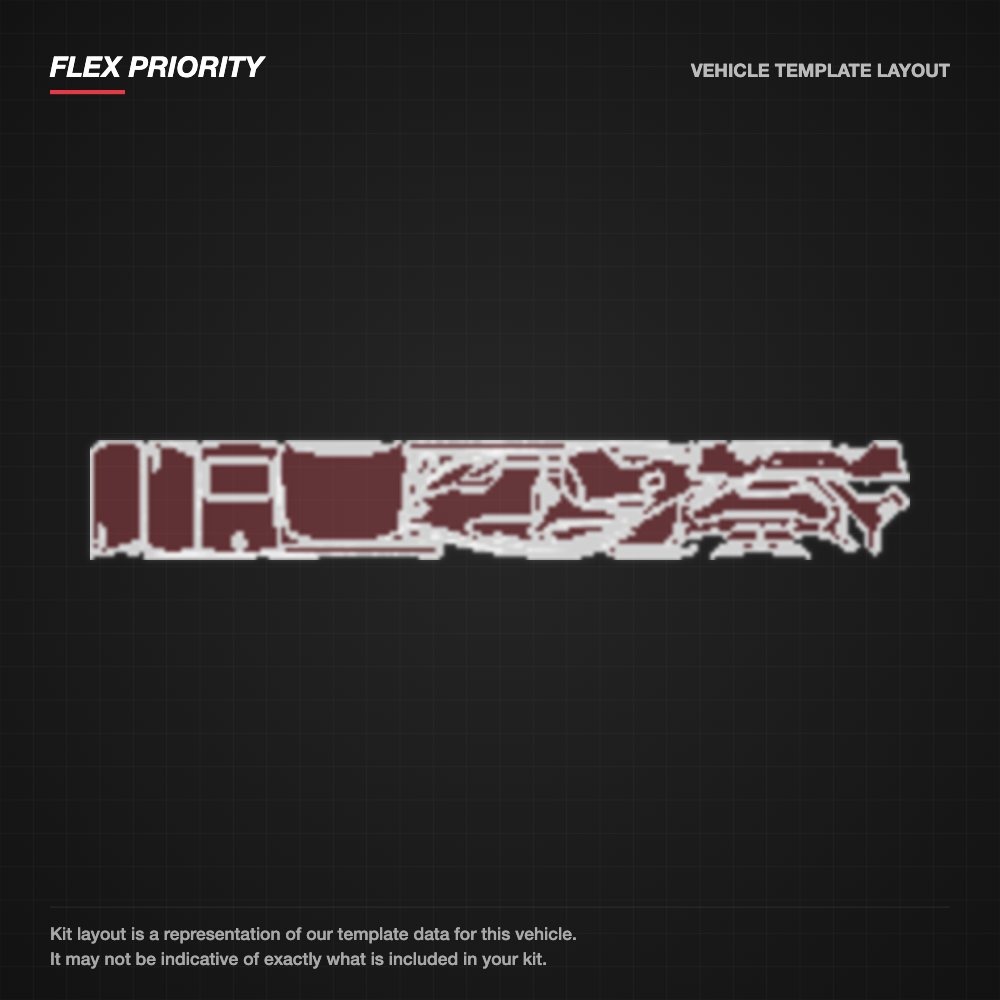BMW 4 Series Coupe 2015-2016 kit layout (template 2)