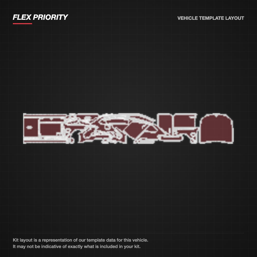 BMW 5 Series Touring 2022-2024 kit layout (template 1)