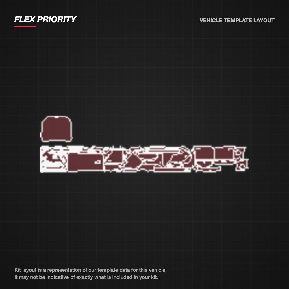 BMW 5 Series Touring 2025+ kit layout (template 1)