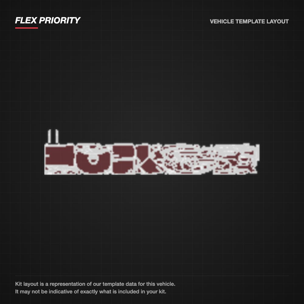 Honda Civic TypeR 2017-2022 kit layout