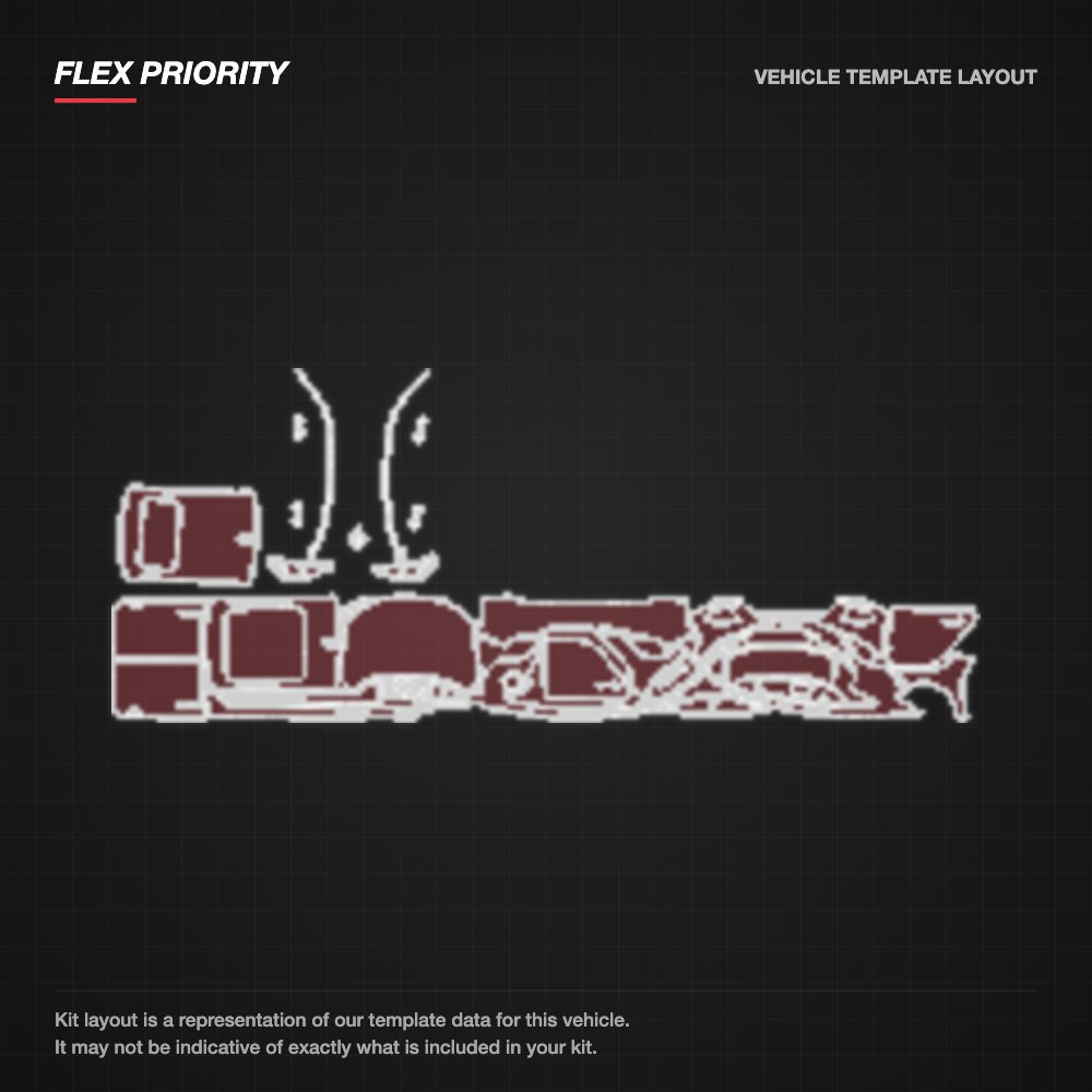 Honda Civic Sedan 2022-2024 kit layout