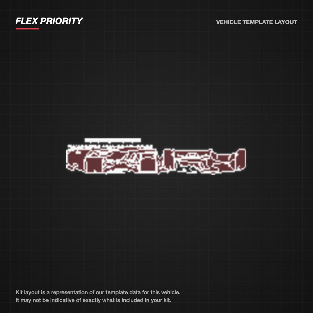 Porsche 718 Cayman GT4RS 2022+ kit layout