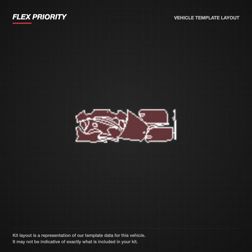 Porsche Cayman 2009-2014 kit layout