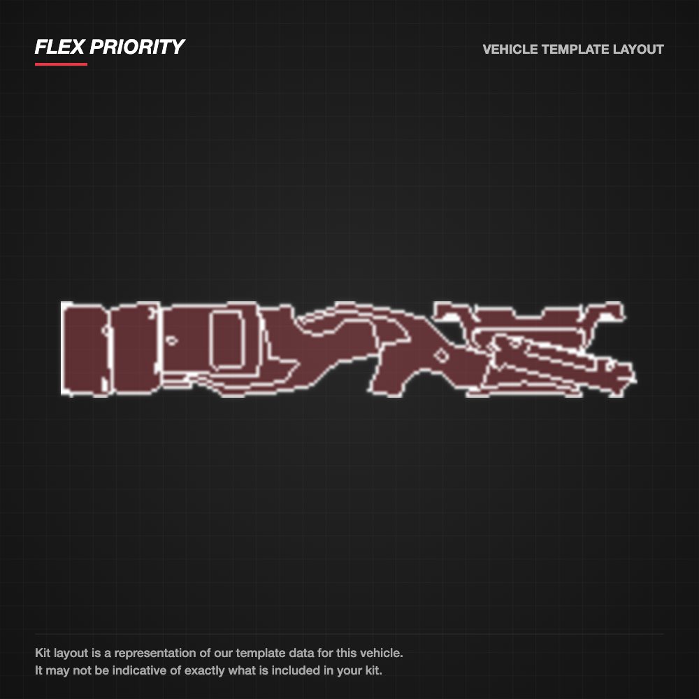 Dodge Challenger 2018 kit layout