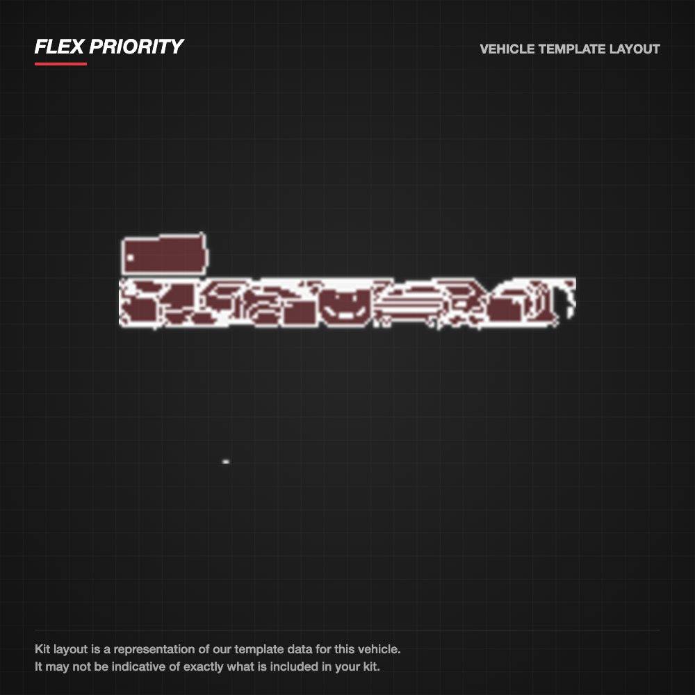 Dodge Durango 2021+ kit layout (template 2)