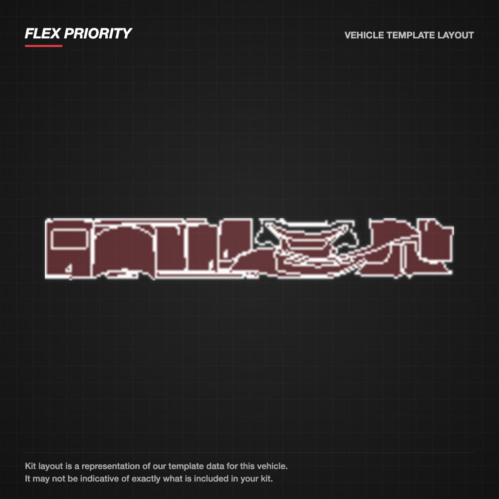 Dodge Charger 2015-2018 kit layout (template 2)