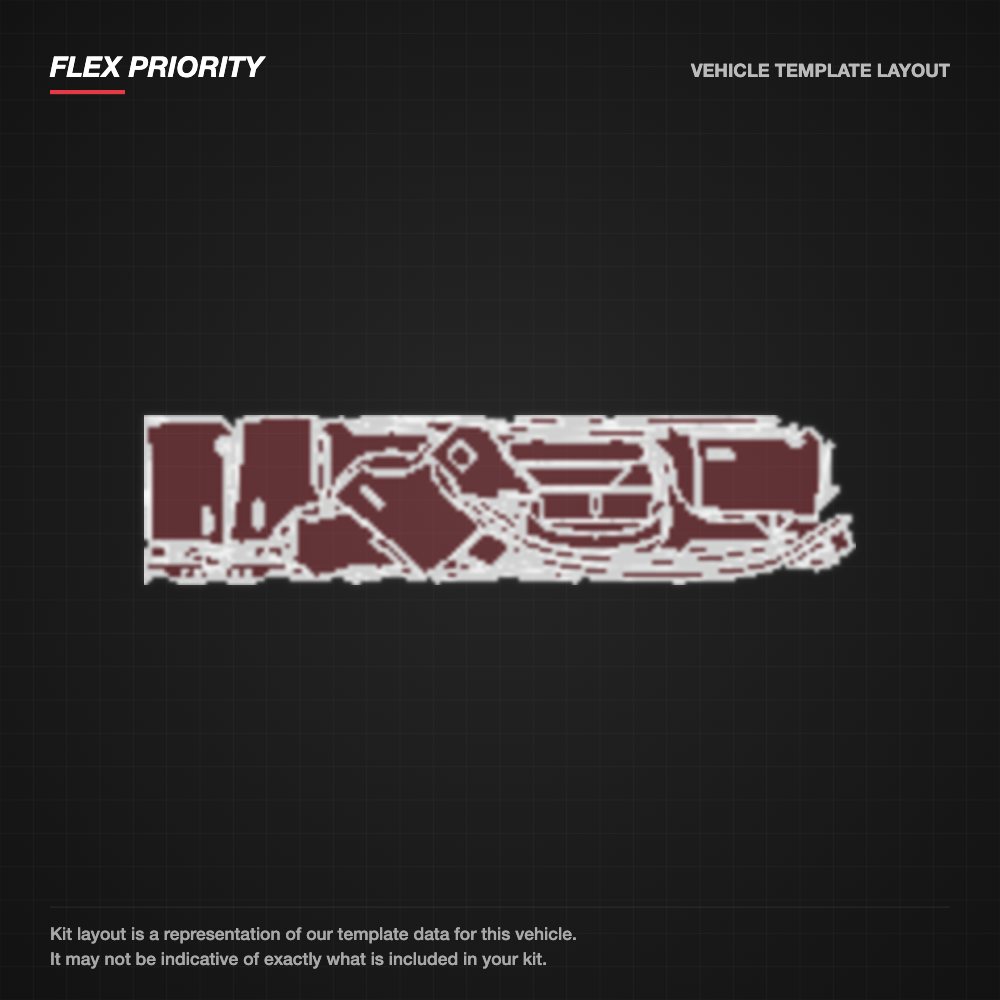 Ford Mondeo EcoBoost E 2025+ kit layout (template 2)