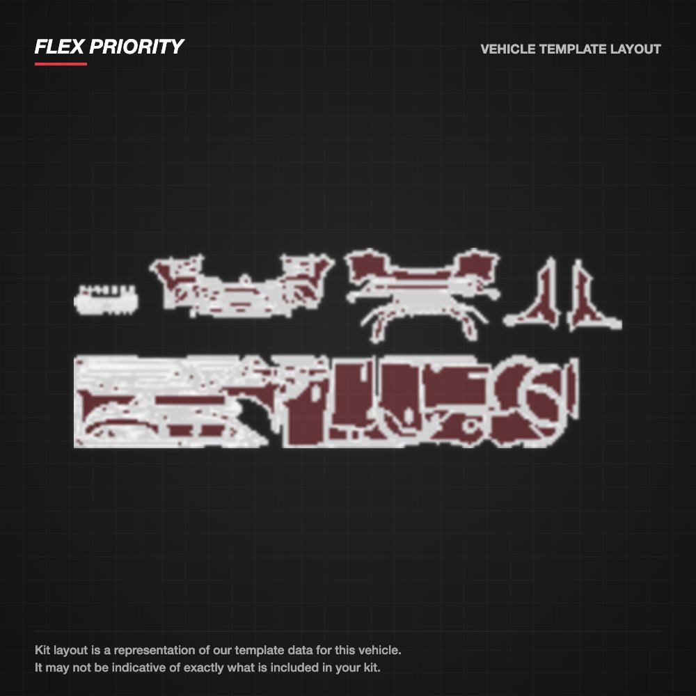 Ford Mondeo EcoBoost E 2025+ kit layout (template 1)