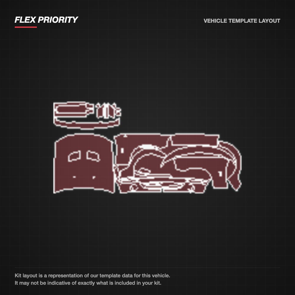 Ford Mustang Fastback 2008-2009 kit layout