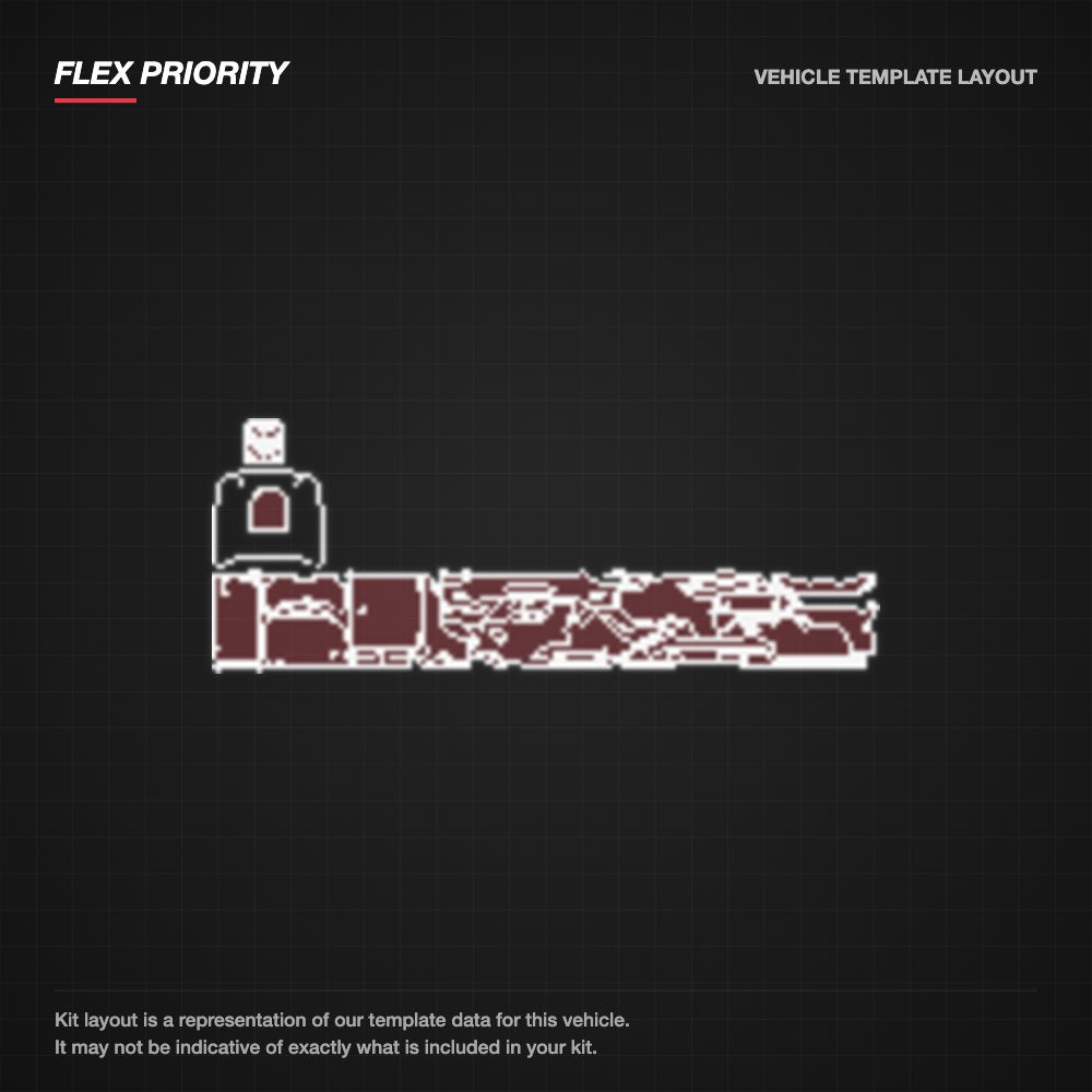 Ford Mustang Fastback 2020 kit layout (template 2)