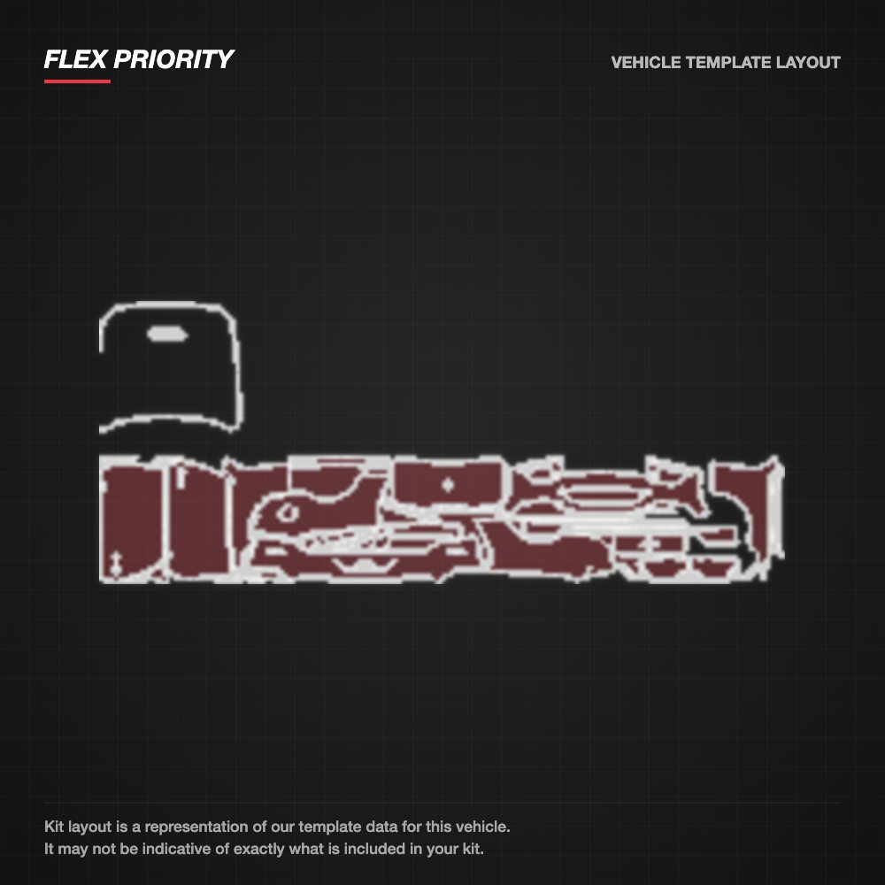 Ford Mustang Convertible 2015-2017 kit layout (template 1)